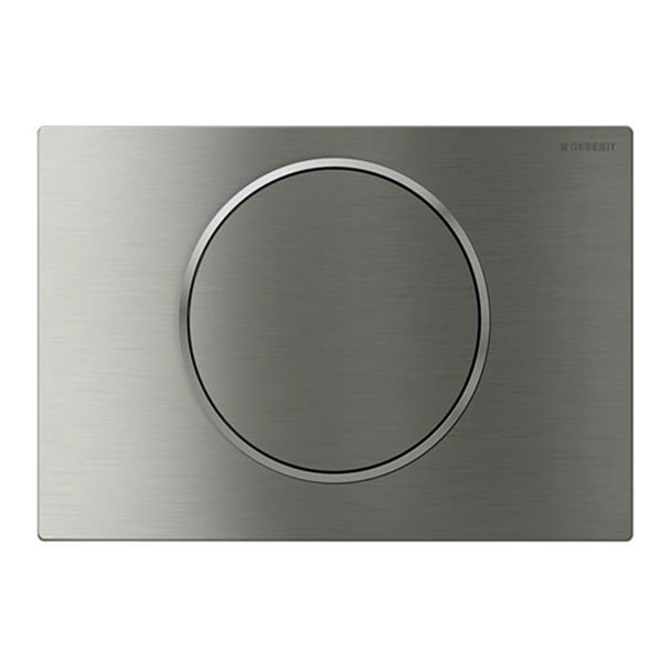 Geberit Sigma10 Mains Operated Flush Plate (Stainless Steel) Brushed  Stainless Steel