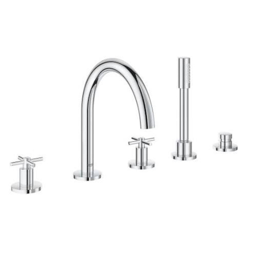 Grohe 19923DA3 Atrio 5 Hole Bath Combination