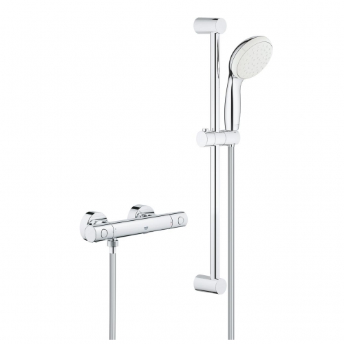 Grohe 120138 Grohtherm 800 Cosmopolitan Thermostatic shower set 1/2″