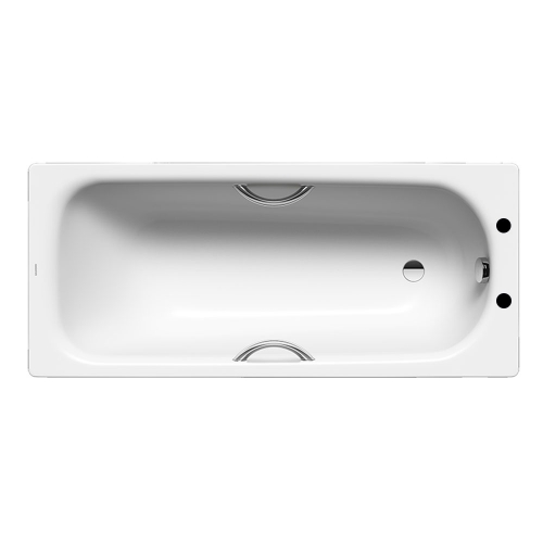 Kaldewei Saniform Plus 375-1 Steel Bath 1800x800mm 2 Tap Hole Anti-Slip Twin-Grip