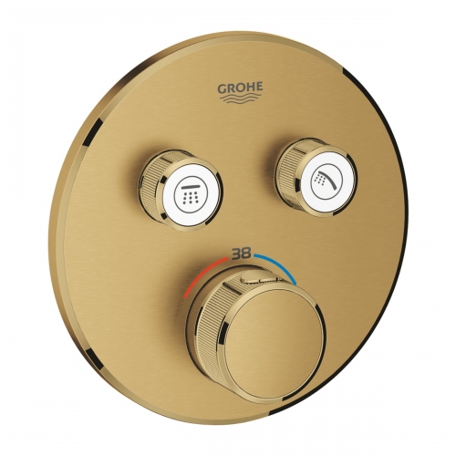 Grohtherm SmartControl Thermostatic Concealed Valve - Gold/Brushed Cool Sunrise