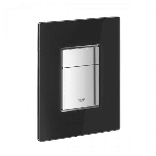 Grohe 38845KS Black Flush Plate - Skate Cosmopolitan