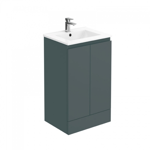 Waterproof 500mm Grey Vanity Unit with Basin