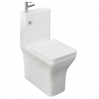 P2 Combination Square Toilet & Sink - Chrome Tap & Waste