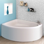 Trojan Orlando 1500 x 1000 Offset Corner Bath & Panel