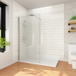 Walk In Shower Enclosure/Wetroom (8mm Glass).  Incl. Panels & Shower Tray