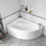 Eaglesham 1500x1010 Offset Corner Bath & Panel