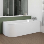 J Shape Bath & Panel - Made In Britain - J By Voda Design